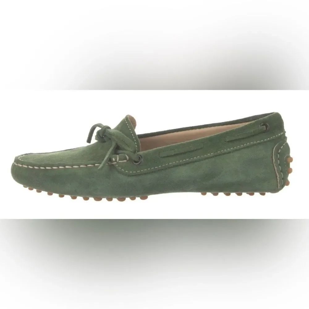 ANN MASHBURN Suede Loafers green size 39
